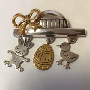 Vintage Easter Pendant/ Brooch by Designer Best